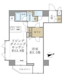 コンシェリア新橋マスターズヴィラ 15階 間取り図