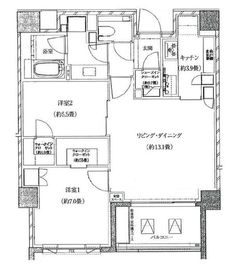 ザ・パークハウス麻布外苑西通り 5階 間取り図