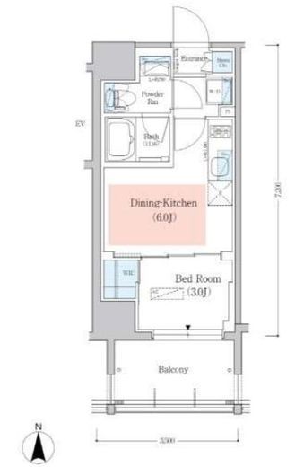 アーバネックス深川木場 906 間取り図