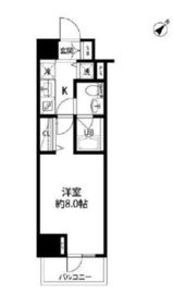 ルクレ日本橋馬喰町 408 間取り図