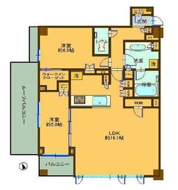クレヴィア文京関口 7階 間取り図