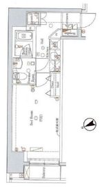 ブレシア銀座イースト 7階 間取り図