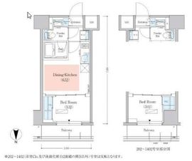 アーバネックス深川木場 802 間取り図