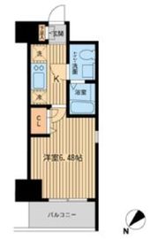 エコロジー潮見レジデンス 506 間取り図
