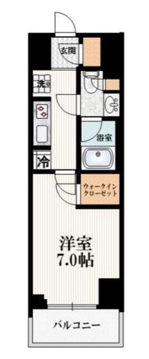 クレヴィア赤羽ステーションテラス 6階 間取り図