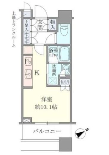 ブリリアタワーズ目黒 7階 間取り図