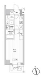 木場ステーションレジデンス 401 間取り図