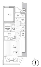 木場ステーションレジデンス 203 間取り図