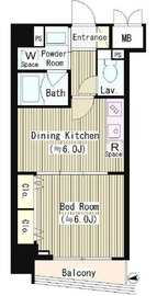 ヴィラフォレスト経堂 402 間取り図