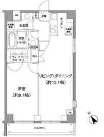 ザ・キューブ 312 間取り図