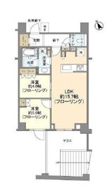 オープンレジデンシア広尾ザ・ハウス ノースコート 1階 間取り図