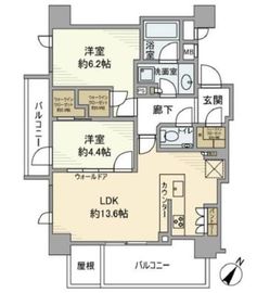 ザ・パークハウス目黒本町 3階 間取り図