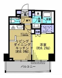 アデニウム東日本橋 9階 間取り図