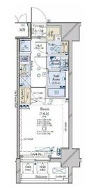 コンシェリア新宿イースト 2階 間取り図