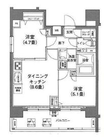 アイル秋葉原ノースドゥーエ 11階 間取り図