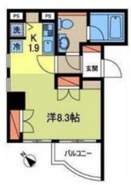 アクシア代々木 7階 間取り図
