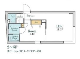 ANQI原宿 402 間取り図