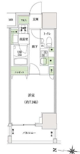 STANDZ大島 502 間取り図