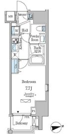 ミリアレジデンス新宿御苑 206 間取り図