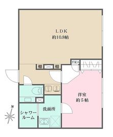 ANQI原宿 202 間取り図