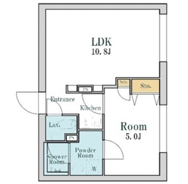 ANQI原宿 302 間取り図