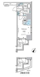 ラテスト白金台 1104 間取り図