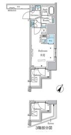 ラテスト白金台 1204 間取り図