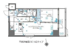 ZOOM東新宿 4階 間取り図