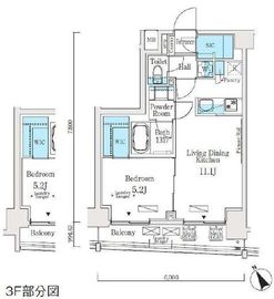 ソラニテ馬込 312 間取り図