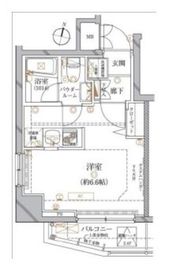 レアライズ代々木上原 401 間取り図