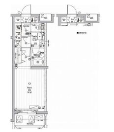 プレミアムキューブ下北沢 1階 間取り図