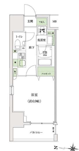 STANDZ大島 1101 間取り図
