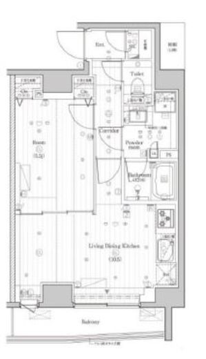 プレミアムキューブジー市谷甲良町 13階 間取り図