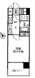 ヴィア・シテラ赤坂 2階 間取り図