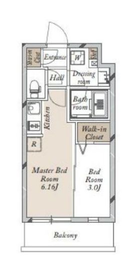 JMFレジデンス学芸大学 502 間取り図
