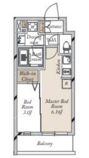 JMFレジデンス学芸大学 509 間取り図