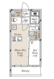 JMFレジデンス学芸大学 405 間取り図