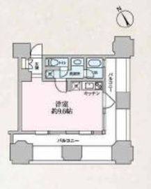 ルネ新宿御苑タワー 806 間取り図