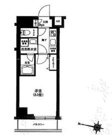 ティモーネグランデ目黒サウス 3階 間取り図