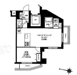 ティモーネグランデ目黒サウス 7階 間取り図