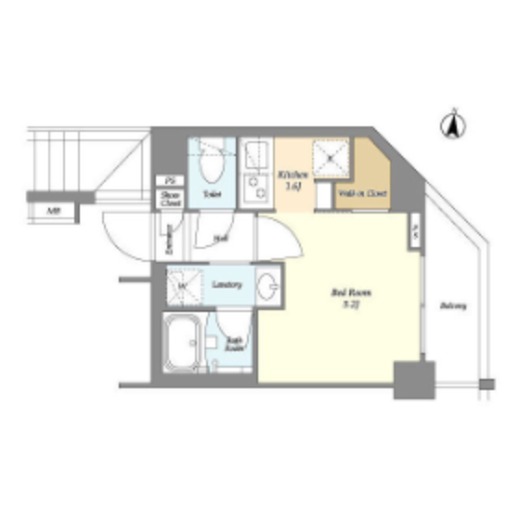 ARKMARK西小山 (アークマーク西小山) 201 間取り図