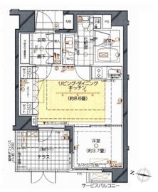 ピアース桜新町 101 間取り図