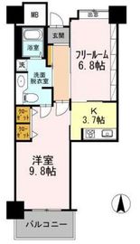 品川シーサイドビュータワー1 207 間取り図