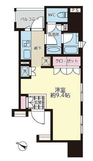 フォレシティ神田多町 2階 間取り図