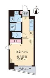 ソルジェンテ中野 208 間取り図