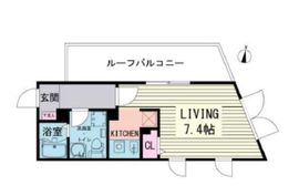 ミレドゥーエ西小山 502 間取り図