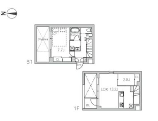 グランストーリー用賀2 104 間取り図
