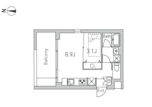 グランストーリー用賀2 305 間取り図