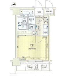 マークプレイス麻布十番 9階 間取り図