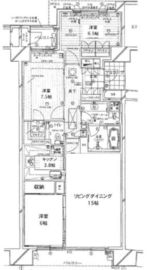 深沢ハウス 3階 間取り図